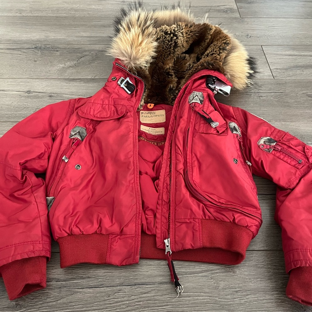 Parajumpers Red Kids Puffer Jacket